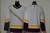 Penguins Blank White 2020-21 Reverse Retro Adidas Jersey,baseball caps,new era cap wholesale,wholesale hats